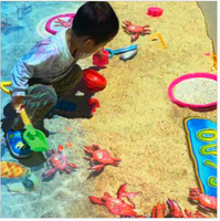 Table de Projection Interactif pour Enfants : Sable Magique, Jeu de Plage, Équipement de Terrain de Jeu, Boîte à Sable à Projection Personnalisable
