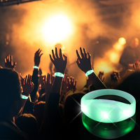 Bracelet personnalisé Unique, nouveauté, éclairage clignotant, son activé, Bracelet Led