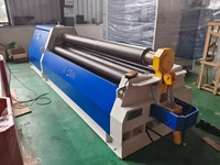 Machine à cintrer les tôles automatique 6X2500 CNC à quatre rouleaux pour petites plaques, avec formage des extrémités et moteur, haut niveau de sécurité