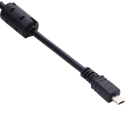 Para Ni Kon Sanyo Cable de cámara digital 8P 2. 1 2. 2 2. 2 E7 E60 S6 S7 ángulo recto mini cable USB de 8 pines