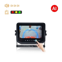 Sistema de Cámara de Seguridad con IA y Monitor Impermeable de 7 Pulgadas, con DVR y Alarmas