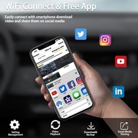 Caméra embarquée 4 canaux 1080P pour voiture, vision 360°, Wi-Fi, avec vision nocturne, pour enregistreur de conduite de taxi et DASHCAM