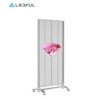 Affiche LED en acrylique transparent et propre, pour la publicité