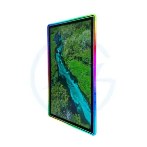 43 15.6 inch Acrylic double LED light capacity vertical touch screen monitor