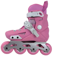 YSMLE Patins à roues alignées réglables pour enfants, patins à roulettes ajustables fantaisie unisexes rentables