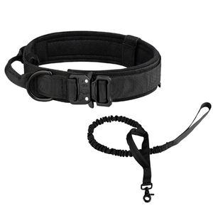 <span class=keywords><strong>Collar</strong></span> táctico para perros y conjunto de correa de nailon ajustable para entrenamiento de camuflaje para perros y Mascotas - Product Image 1