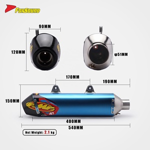 Pot <span class=keywords><strong>d</strong></span>'<span class=keywords><strong>échappement</strong></span> universel slip-on pour moto tout-terrain ADV, <span class=keywords><strong>prix</strong></span> de gros usine Forsound - Product Image 6