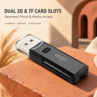 Lecteur de cartes USB 2.0 SD MicroSD double fente, adaptateur USB-A sans pilote pour les laboratoires informatiques scolaires et le transfert de fichiers multimédias en classe