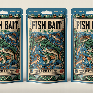 Gusano de pesca de plástico Embalaje personalizado Imprimir Señuelo transparente Cremallera <span class=keywords><strong>Bolsa</strong></span> de regalo Paquete de embalaje personalizado de fábrica para bolsas de cebo de langosta - Product Image 3