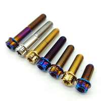 Vis de fixation de disque de moto en titane de grade 5, finition brute, norme ISO, taille personnalisée, en stock