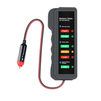 12V Portable voiture moto testeur détecteur de défaut testeur de batterie alternateur numérique voiture outil de Diagnostic réparation automatique