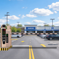 Barrière de contrôle d'accès au stationnement intelligente avec reconnaissance de plaque d'immatriculation, équipement tout-en-un pour garage