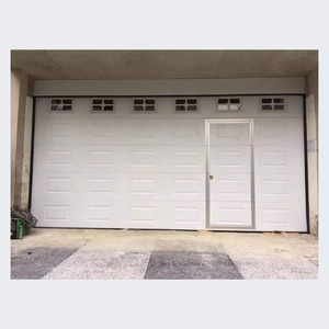 Wood Garage <strong>Doors</strong> With Pedestrian <strong>Door</strong> Sectional Garage <strong>Door</strong> - Product Image 4
