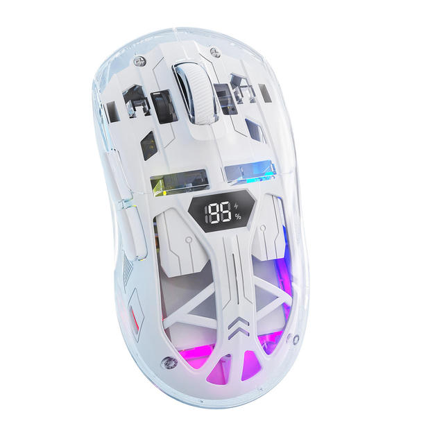 Multi-Device Custom Logo Wireless Bluetooth MouseTransparent Laptop Portable Mouse for Gaming & Office