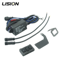 Faisceau de câblage de télécommande pour phare auxiliaire LED de voiture/moto, interrupteur de passage du faisceau bas au faisceau haut, clignotant stroboscopique