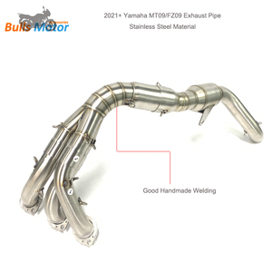 Échappement complet en acier inoxydable pour MT09 FZ09 tuyau d'échappement 2021 2022 MT 09 FZ09 <span class=keywords><strong>moto</strong></span> Tube d'échappement avant tuyau <span class=keywords><strong>moto</strong></span> <span class=keywords><strong>coude</strong></span> - Product Image 5