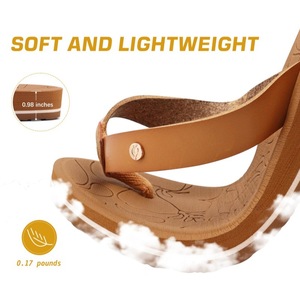 Xmistuo <span class=keywords><strong>Infradito</strong></span> da Yoga da <span class=keywords><strong>Donna</strong></span> con Suola Spessa, Supporto Arco Plantare, Traspiranti, Asciugatura Rapida, in Pelle, con Suola Esterna in EVA, per l'Estate, Moda Transfrontaliera - Product Image 2