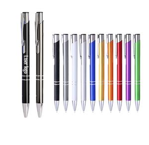 Penna a sfera personalizzata di lusso multicolore promozionale in metallo penna a sfera per scrivere penna a stampa liscia con Logo - Product Image 1