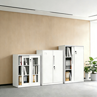 Armoire de rangement en métal compacte et peu encombrante, facile à assembler et à installer, idéale pour les petits espaces
