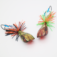 Style bouteille en bois de pêche Popper leurre appâts artificiels appâts en bois océan attirail pour la pêche au thon bar rayé