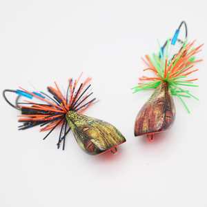 Style <span class=keywords><strong>bouteille</strong></span> en bois de pêche Popper leurre appâts artificiels appâts en bois océan attirail pour la pêche au thon bar rayé - Product Image 2