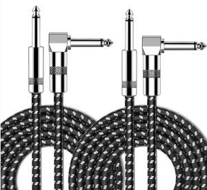 오른쪽 천사 6.35mm 남성-남성 오디오 케이블 TRS 1/4 인치 일렉트릭 기타베이스 1.5m 차폐 저소음 잭 케이블 - Product Image 1
