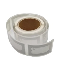 Étiquette passive RFID imprimable ICODE SLIX 2 puce ISO15693 HF 80x50mm/50x50mm autocollant d'étiquette RFID pour les livres de suivi de bibliothèque