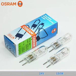 หลอดไฟฮาโลเจนอุตสาหกรรมกล้องจุลทรรศน์ทางการแพทย์ G6.35 G4 <span class=keywords><strong>OSRAM</strong></span> 6V <span class=keywords><strong>12V</strong></span> 24V 10W 20W 30W 50W 100W 150W 250W ลูกปัดหลอดฮาโลเจน - Product Image 1