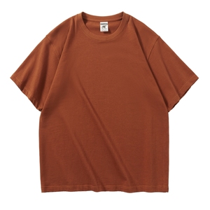 Custom Print Screen Printed Casual <b>Drop</b> Shoulder Short Sleeve T-shirt Custom Logo 100% Cotton Regular Fit Men High Quality - Product Image 4