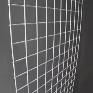 Dispositif de stockage et d'organisation Grille métallique suspendue pour photos Panneau d'affichage pour photos Panneau mural à grille métallique - Product Image 4