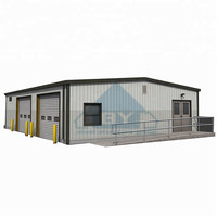 Conception moderne 100x100 Structure en acier coupe-vent extensible préfabriqué Entrepôt de construction en métal Plans de maison pour abri d'auto