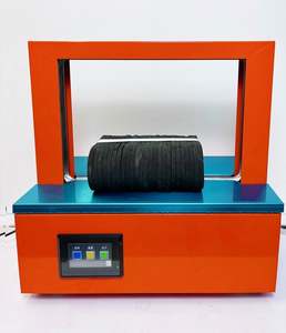 เครื่องรัดกล่องกึ่งอัตโนมัติสำหรับบรรจุภัณฑ์ฟิล์ม กระดาษ สินค้าจำนวนมาก วัสดุพิมพ์ ของใช้ในชีวิตประจำวัน - Product Image 3