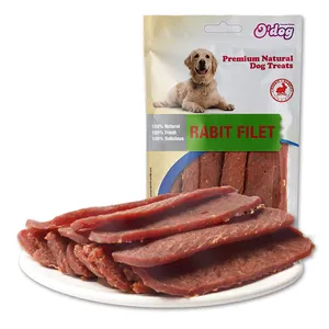 O'dog Organic Pets Dog Snack Rabbit Fillet Dog Treats Natural Snacks For Dogs