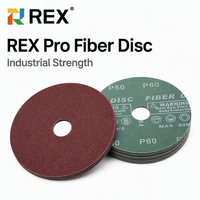 Disque à fibres en oxyde d'aluminium Satorex 4,5 pouces 115x22mm certifié TUV ISO, pour le meulage de métaux lourds et le décapage de surfaces