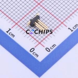 X1321WVS-2x02J-C40D53 Pin Header SMD,P=1.27mm Connector ( Pin Structure: 2x2P )( Pitch: 1.27mm )( Row Spacing: 1.27mm ) - Product Image 2