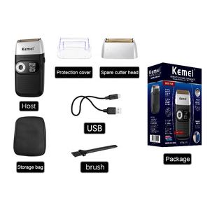 <span class=keywords><strong>Kemei</strong></span> KM-2026 <span class=keywords><strong>rasoir</strong></span> sans fil rechargeable pour hommes avec LCD <span class=keywords><strong>rasoir</strong></span> à double lame <span class=keywords><strong>rasoir</strong></span> tondeuse à barbe machine à raser - Product Image 2