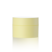 Pot de crème minimaliste OEM ODM en PP à paroi simple, 10G, 50G, 100G, 150G, 200G, pour démaquillant, exfoliant et crème visage