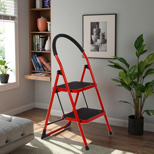 Échelle pliante en acier pour <span class=keywords><strong>la</strong></span> maison, design industriel moderne, 5-6 marches, capacité de charge de 150 kg - Product Image 6