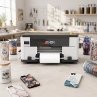 Untuk Printer Inkjet UV Xp600 Ukuran 30cm A3 2400 DPI Mesin Stiker Otomatis untuk Casing Ponsel, Kulit, Bahan Fleksibel & Telur