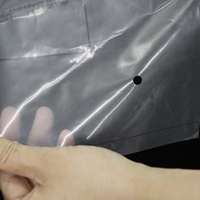 Sacs en plastique à fond plat Emballage transparent Vêtement Imprimé Opp Rose Plastique Shopping Sachet Plastique