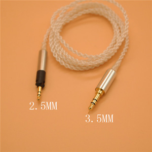 Câble pour casque Sennheiser Hd598, prise jack 3.5mm, plaqué cuivre, argent, 4 cœurs, pour Hd558 Hd518 Hd595 Hd579 Hd599 - Product Image 4