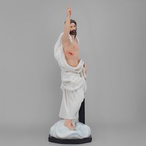 Estatuas Religiosas Católicas al por Mayor de Fábrica, Material de Resina Chitenge para Decoración Sagrada Occidental de Iglesias, la <span class=keywords><strong>Resurrección</strong></span> de Jesús - Product Image 3