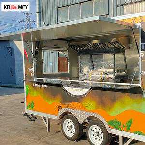 Structure carrée en acier inoxydable pour remorque, homologuée DOT VIN CE, équipement complet de barbecue pour fumoir, grill, hot-dogs, restauration rapide, cuisine mobile - Product Image 5