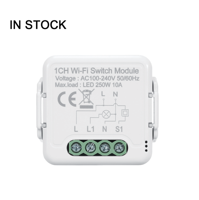 CE Certificate 1ch DIY Switch Mini Smart Wifi Switch Module for Alexa Google Home Smart Life App