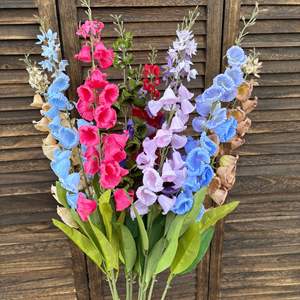 Venta caliente seda Bluebell tallo largo lirio artificial de las flores decorativas del valle - Product Image 6