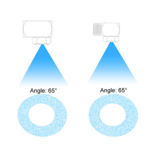 1/8 1/4 3/8 1/2 Đồng Thau Làm Mát Bằng Thép Không Gỉ Làm Sạch Làm Ẩm Hình Nón Rỗng Vòi Phun Tia Nước - Product Image 3