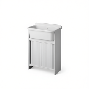 Mini Lavabo de 55 cm de Ancho y 35 cm de Profundidad con Mueble de Almacenamiento para Baño - Product Image 3
