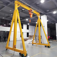 Vente directe d'usine : Mini-grue portique de 2 tonnes avec hauteur de levage de 5 m, grue portique électrique portable de petite taille pour atelier