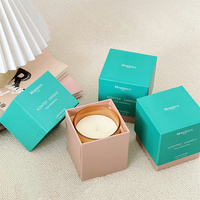 Coffret cadeau de bougies parfumées noires mates rigides personnalisées de luxe, boîtes d'emballage pour bougies en papier pour expédition