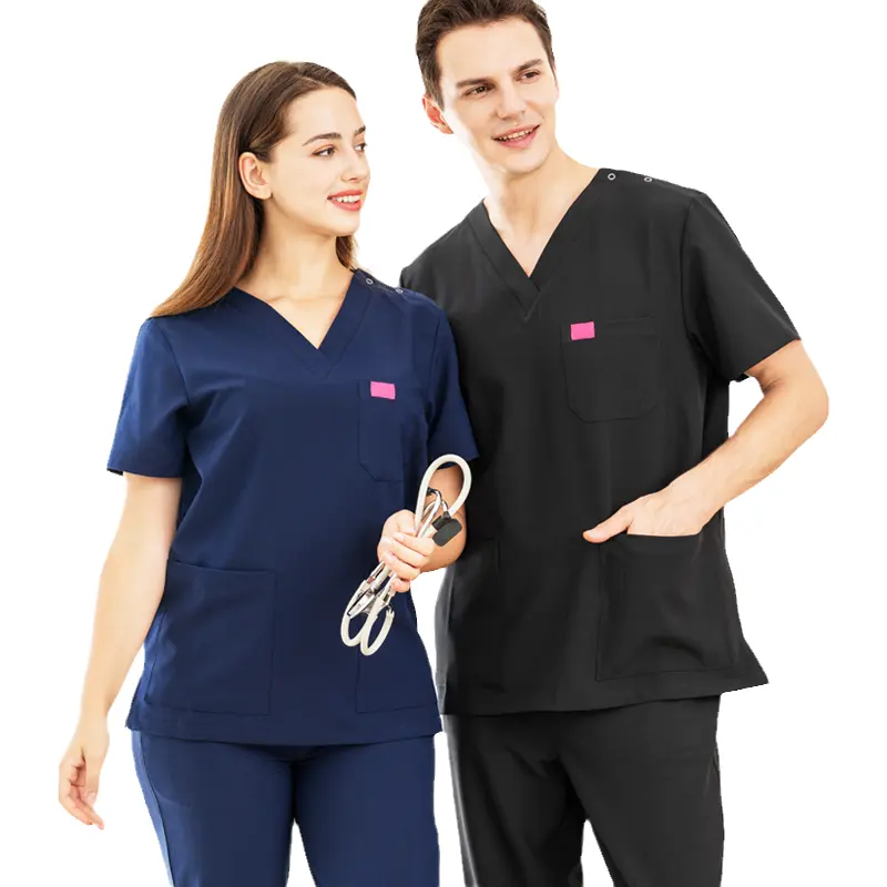 Blouses médicales en gros, uniformes d'hôpital respirants, derniers produits 2022, vêtements d'allaitement personnalisés, blouses uniformes, ensembles unisexes